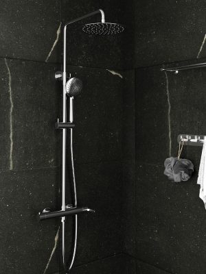 Marea Shower Column - Chrome - ORABELLA