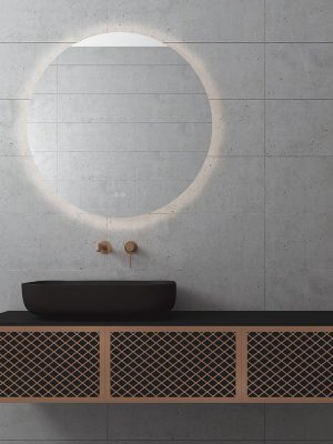 Wire Black Matt 150 Rose Gold Profile- ORABELLA