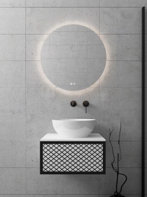 Wire White Matt 50 Black Profile με δύο πορτάκια - ORABELLA