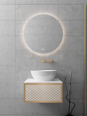 Wire White Matt 50 Gold Profile με δύο πορτάκια- ORABELLA